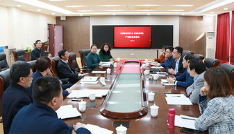 鲁商集团医药科技产业来我校接洽产教融合