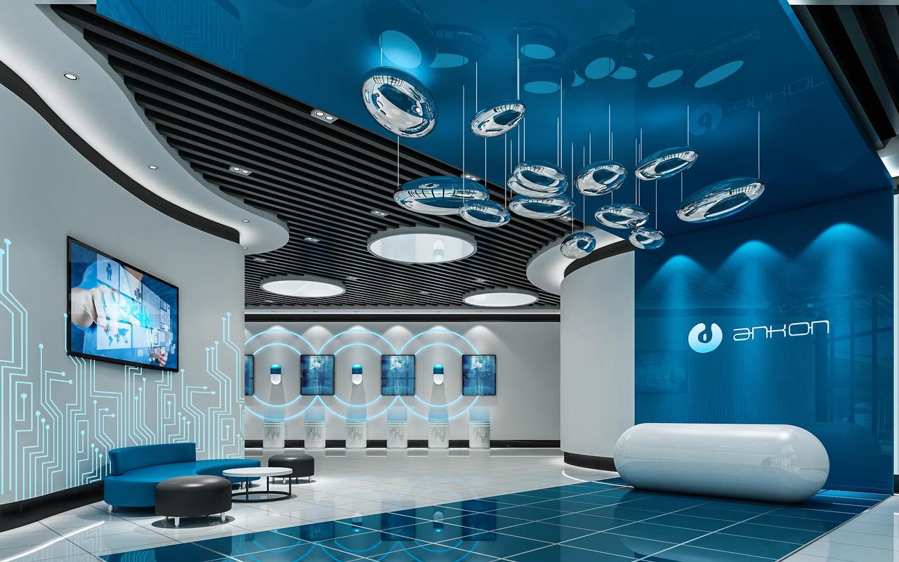 科技赋能医药，创新引领健康 医药科技办公室展厅设计新范式