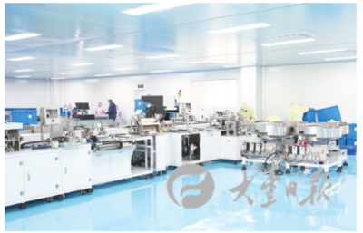 江苏迈硕医疗科技工人忙碌生产 助力医药科技发展